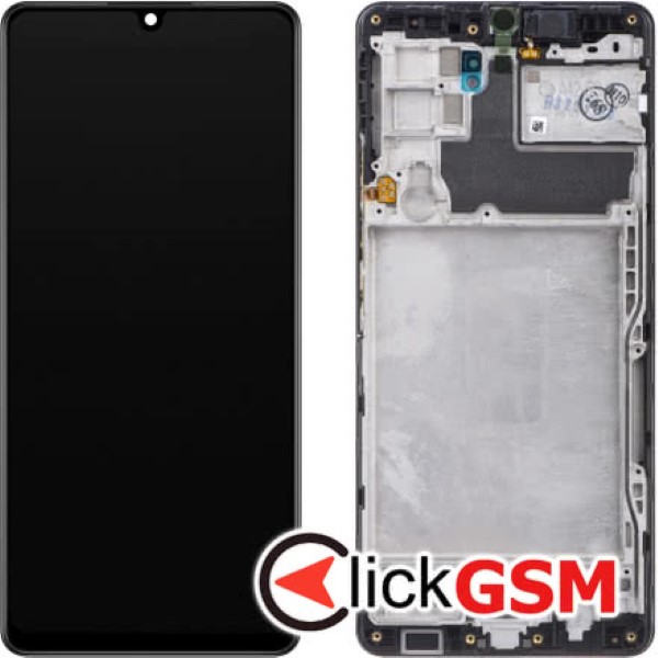 Piesa Display Original Cu Touchscreen Si Rama Negru Samsung Galaxy A42 5g Ca3