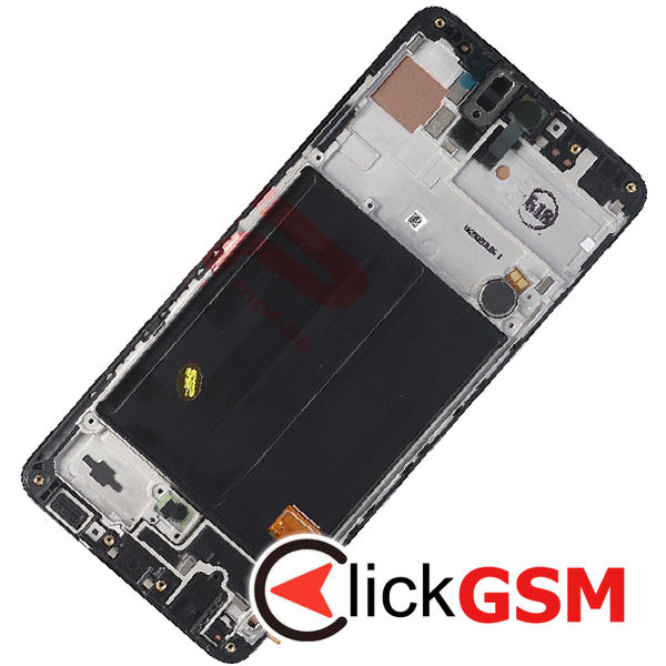 Piesa Display Original Cu Touchscreen Si Rama Negru Samsung Galaxy A51 4iy1