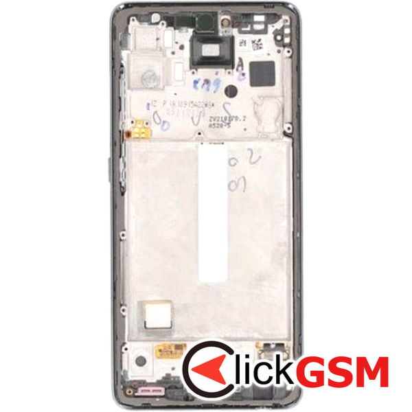 Piesa Display Original Cu Touchscreen Si Rama Negru Samsung Galaxy A52s 5g 40d1