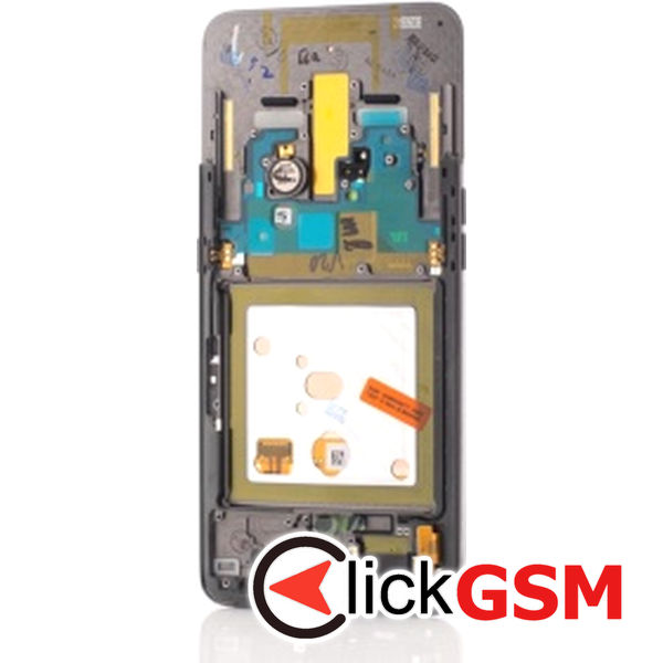 Piesa Piesa Display Original Cu Touchscreen Si Rama Negru Samsung Galaxy A80 Ba2