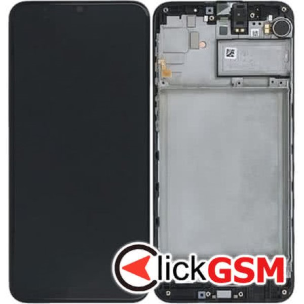 Piesa Display Original Cu Touchscreen Si Rama Negru Samsung Galaxy M21 2dkt