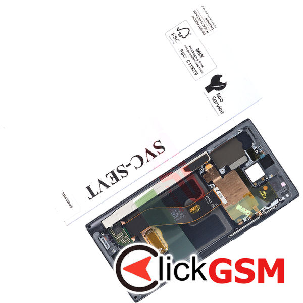 Piesa Display Original Cu Touchscreen Si Rama Negru Samsung Galaxy Note10 4iuv