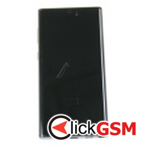 Piesa Display Original Cu Touchscreen Si Rama Negru Samsung Galaxy Note10 Iuj