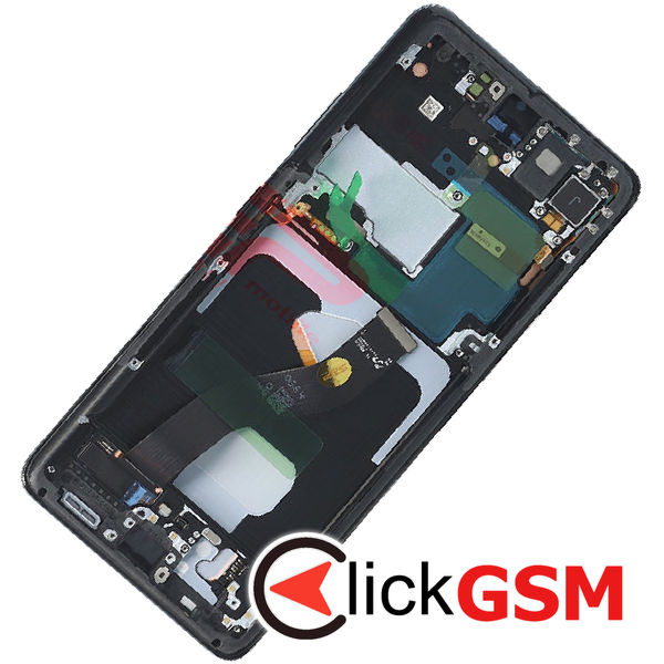 Piesa Display Original Cu Touchscreen Si Rama Negru Samsung Galaxy S21 Ultra 5g 4k23