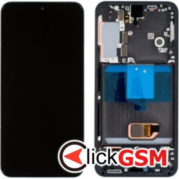 Piesa Display Original Cu Touchscreen Si Rama Negru Samsung Galaxy S22 1l8f