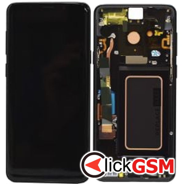 Piesa Display Original Cu Touchscreen Si Rama Negru Samsung Galaxy S9.plus Afj