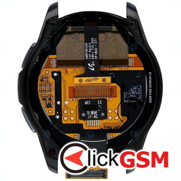 Piesa Display Original Cu Touchscreen Si Rama Negru Samsung Galaxy Watch 42mm W3b