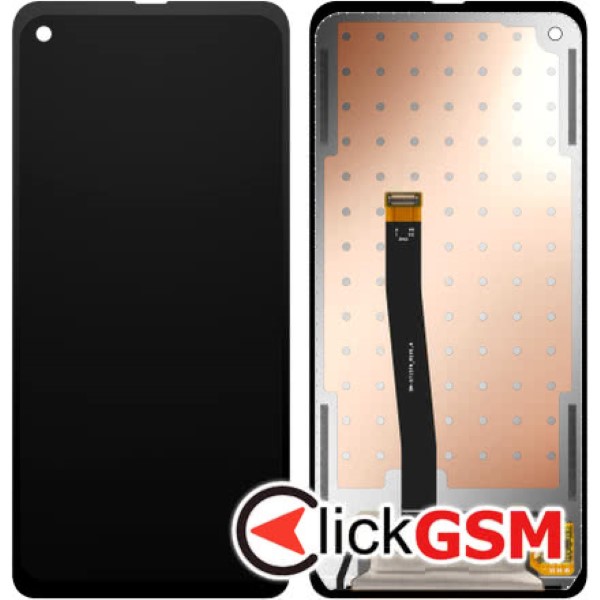 Piesa Display Original Cu Touchscreen Si Rama Negru Samsung Galaxy Xcover Pro Bhc