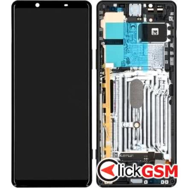 Piesa Display Original Cu Touchscreen Si Rama Negru Sony Xperia 1 Ii 2g5q