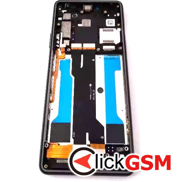 Piesa Display Original Cu Touchscreen Si Rama Negru Sony Xperia 10 Iii 14jf