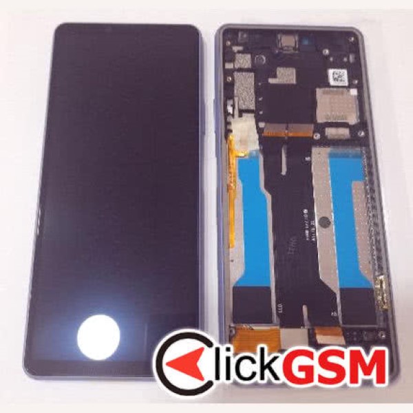 Piesa Display Original Cu Touchscreen Si Rama Negru Sony Xperia 10 Iii 36ds