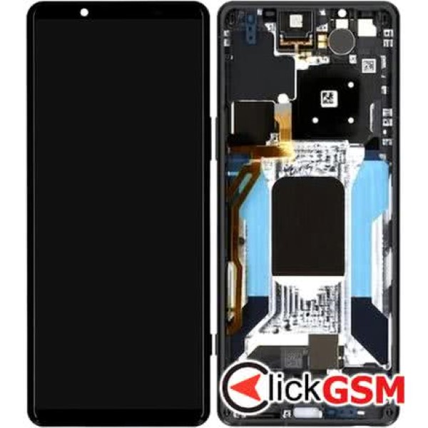 Piesa Display Original Cu Touchscreen Si Rama Negru Sony Xperia 5 Iv 2hii