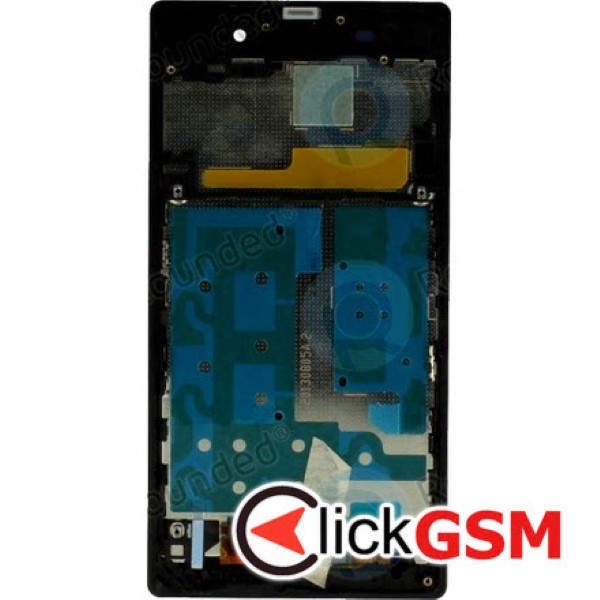 Piesa Display Original Cu Touchscreen Si Rama Negru Sony Xperia Z1 15t1