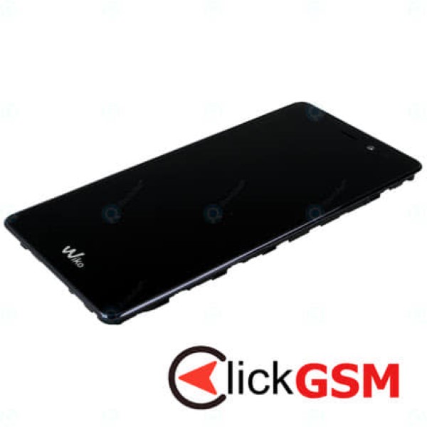 Piesa Piesa Display Original Cu Touchscreen Si Rama Negru Wiko Tommy 1bp4