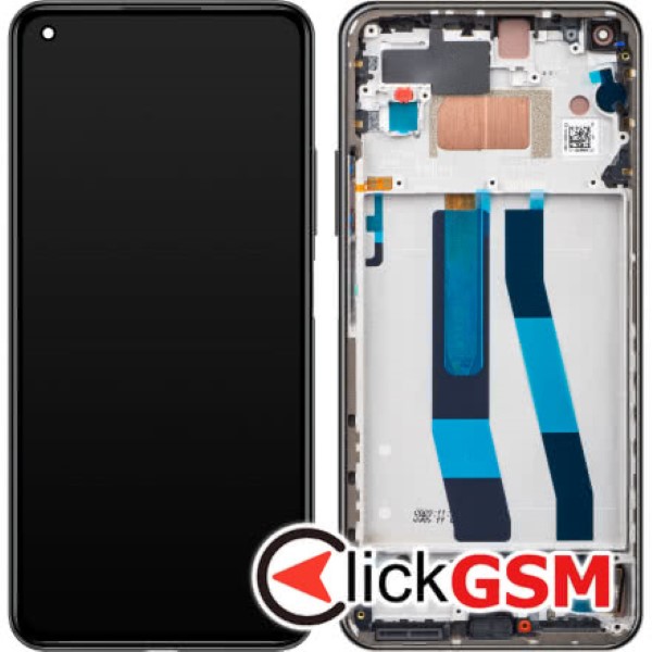 Piesa Display Original Cu Touchscreen Si Rama Negru Xiaomi 11 Lite 5g Ne 1noo