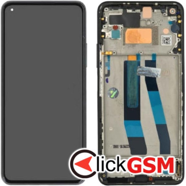 Piesa Display Original Cu Touchscreen Si Rama Negru Xiaomi 11 Lite 5g Ne 3e25