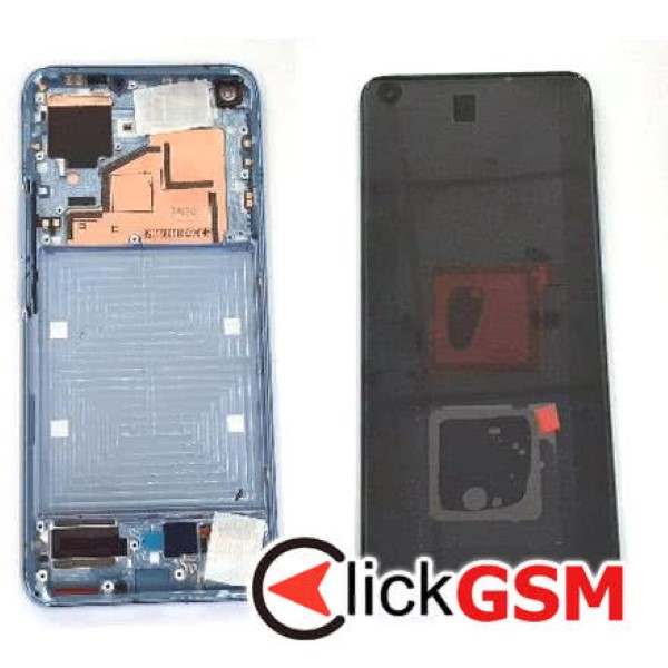 Piesa Display Original Cu Touchscreen Si Rama Negru Xiaomi Mi 11 37sx