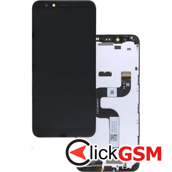 Piesa Display Original Cu Touchscreen Si Rama Negru Xiaomi Mi A2 48qo