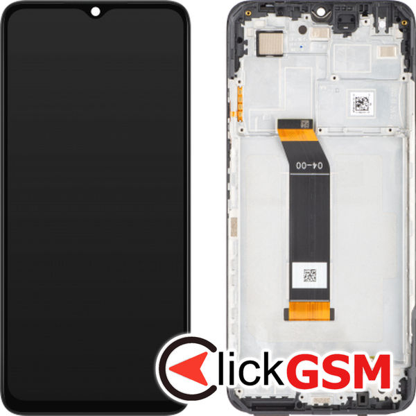 Piesa Piesa Display Original Cu Touchscreen Si Rama Negru Xiaomi Poco M4 5g 3iv3