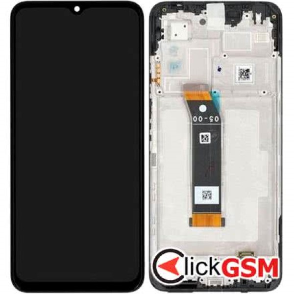 Piesa Display Original Cu Touchscreen Si Rama Negru Xiaomi Poco M5 2cf9