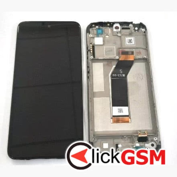 Piesa Display Original Cu Touchscreen Si Rama Negru Xiaomi Redmi 10 39ca