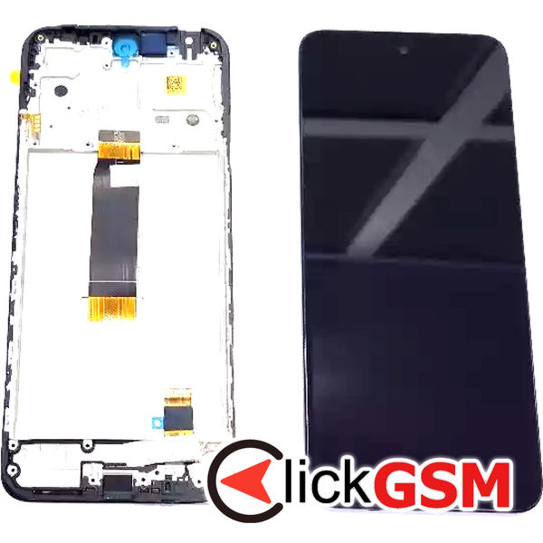 Piesa Display Original Cu Touchscreen Si Rama Negru Xiaomi Redmi 12 Ggv