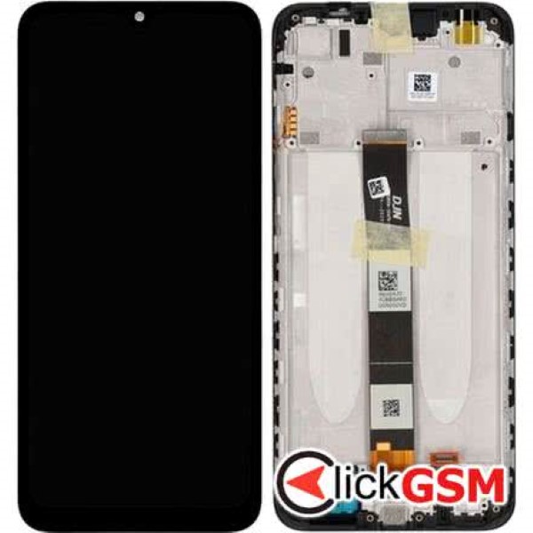 Piesa Display Original Cu Touchscreen Si Rama Negru Xiaomi Redmi 9c 1mvg