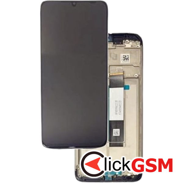 Piesa Display Original Cu Touchscreen Si Rama Negru Xiaomi Redmi 9t 2dio