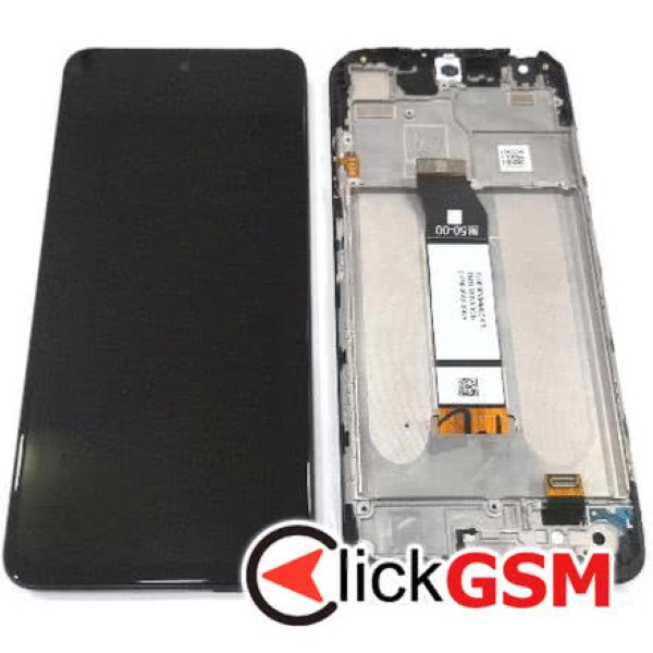 Piesa Display Original Cu Touchscreen Si Rama Negru Xiaomi Redmi Note 10 5g 39v0