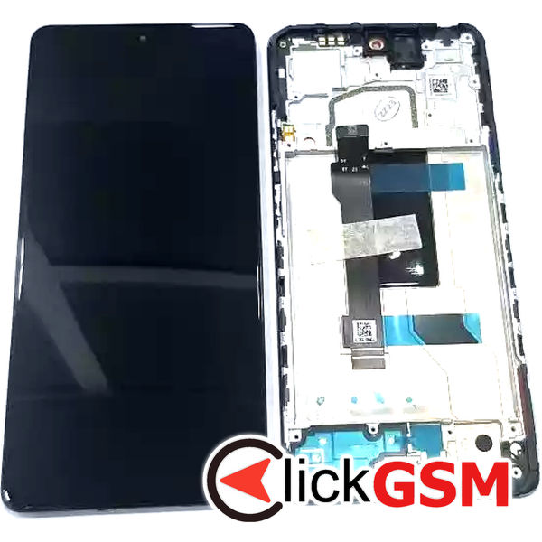 Piesa Display Original Cu Touchscreen Si Rama Negru Xiaomi Redmi Note 12 5g 3a2n