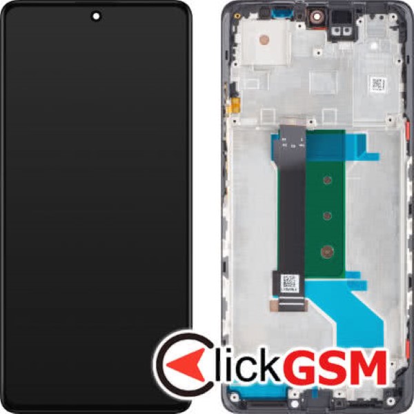 Piesa Display Original Cu Touchscreen Si Rama Negru Xiaomi Redmi Note 12 Pro.plus 34m6