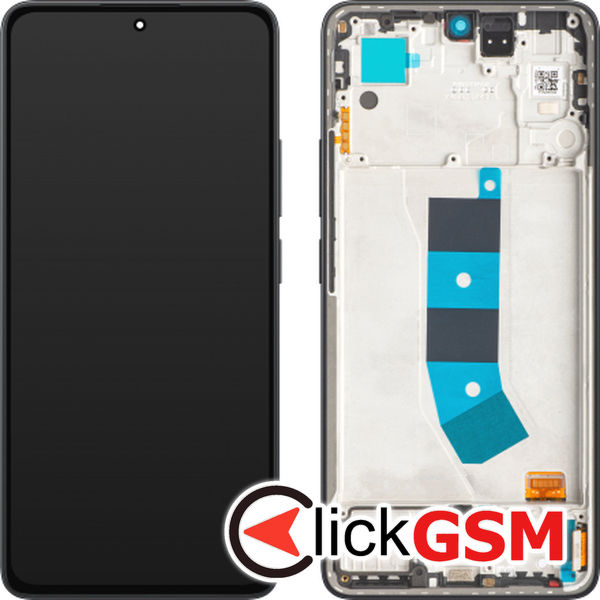 Piesa Piesa Display Original Cu Touchscreen Si Rama Negru Xiaomi Redmi Note 13 4g 427x