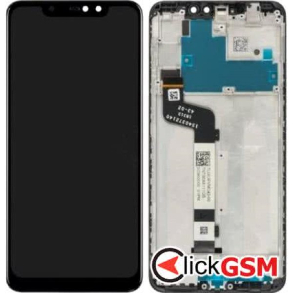 Piesa Display Original Cu Touchscreen Si Rama Negru Xiaomi Redmi Note 6 Pro 1f7t