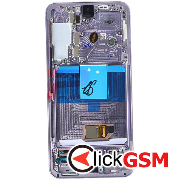 Piesa Display Original Cu Touchscreen Si Rama Purple Samsung Galaxy S22 4lua