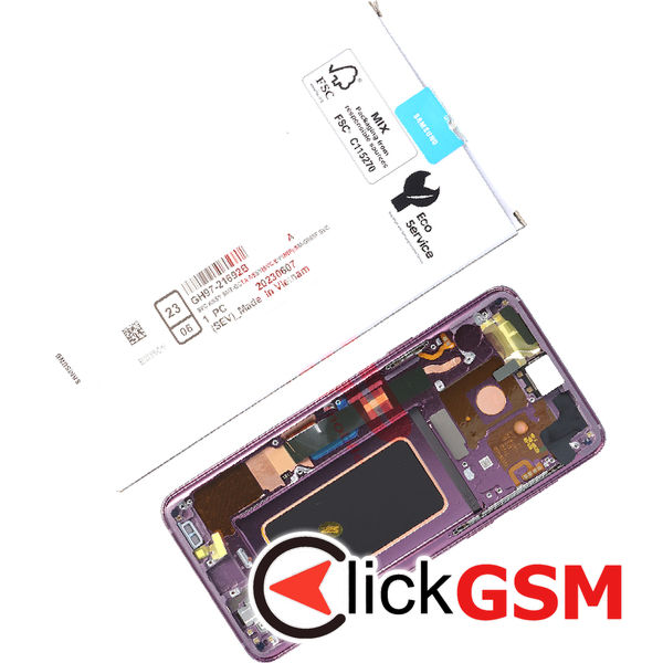 Piesa Display Original Cu Touchscreen Si Rama Purple Samsung Galaxy S9.plus 4iit