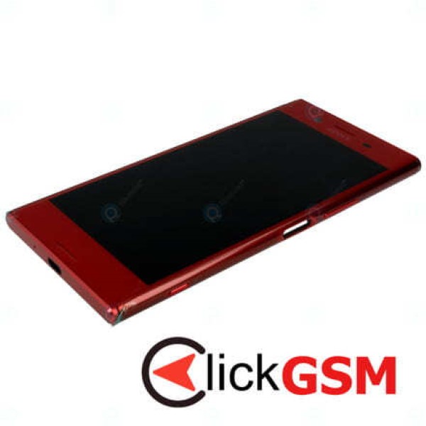 Piesa Display Original Cu Touchscreen Si Rama Rosu Sony Xperia Xz Premium 12m6