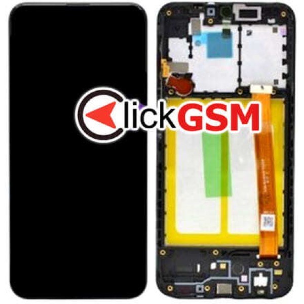 Piesa Display Original Cu Touchscreen Si Rama Samsung Galaxy A20e Q0v