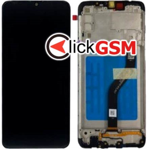 Piesa Display Original Cu Touchscreen Si Rama Samsung Galaxy A20s Pzy