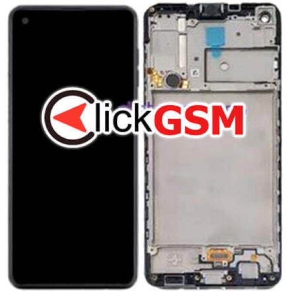 Piesa Display Original Cu Touchscreen Si Rama Samsung Galaxy A21s Pyv