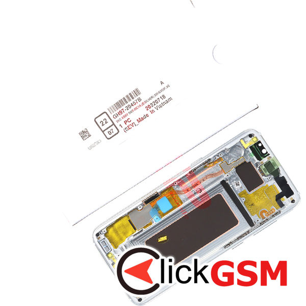 Piesa Display Original Cu Touchscreen Si Rama Silver Samsung Galaxy S8 4iho