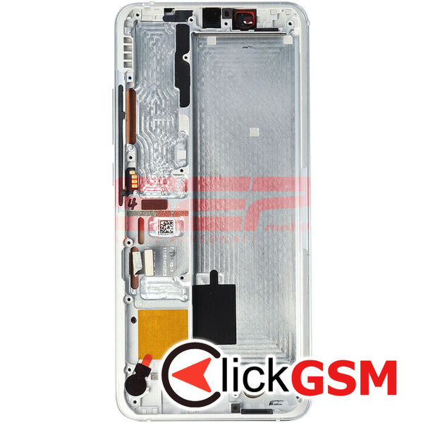 Piesa Display Original Cu Touchscreen Si Rama Silver Xiaomi Mi Note 10 4pmx