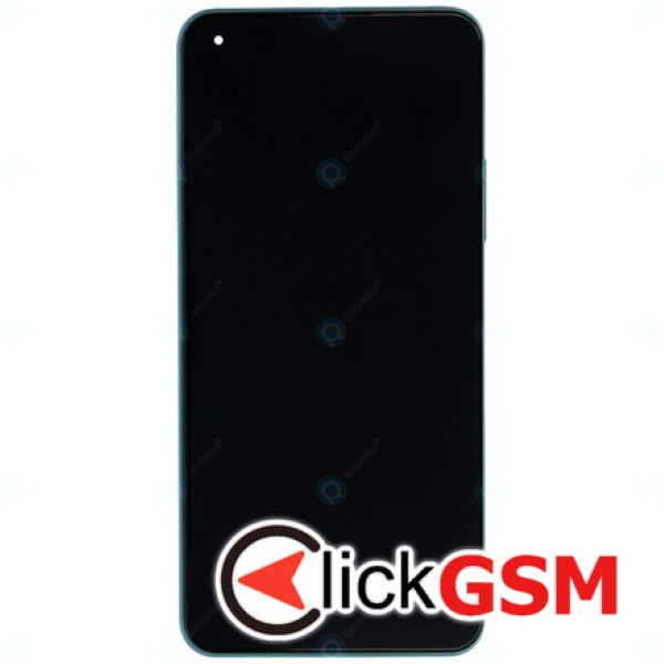 Piesa Piesa Display Original Cu Touchscreen Si Rama Verde Deschis Xiaomi Mi 11 Lite 5g Ts9