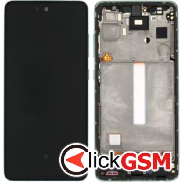 Piesa Display Original Cu Touchscreen Si Rama Verde Samsung Galaxy A52s 5g 17nl