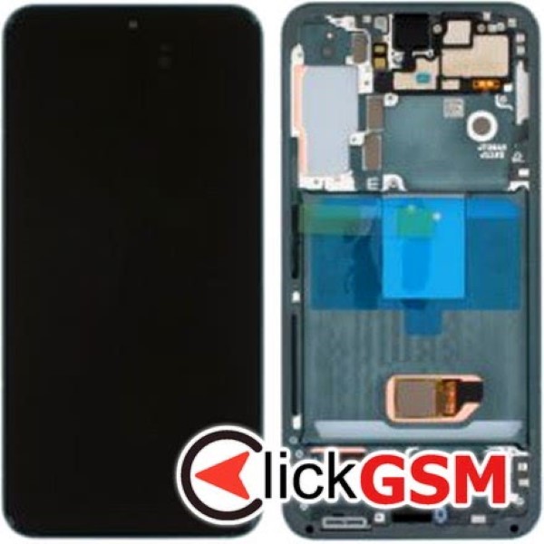 Piesa Display Original Cu Touchscreen Si Rama Verde Samsung Galaxy S22 1o3j