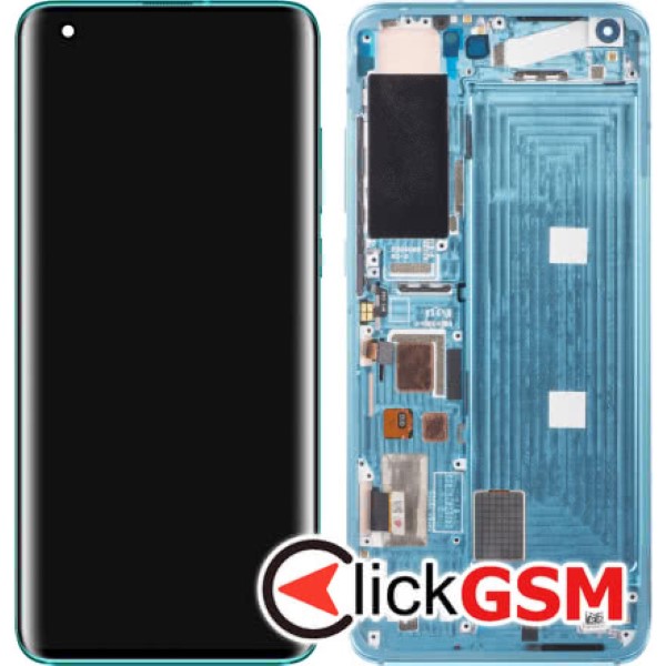 Piesa Piesa Display Original Cu Touchscreen Si Rama Verde Xiaomi Mi 10 11te