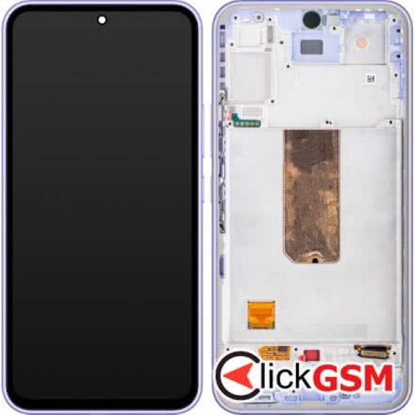 Piesa Display Original Cu Touchscreen Si Rama Violet Samsung Galaxy A54 5g 292s