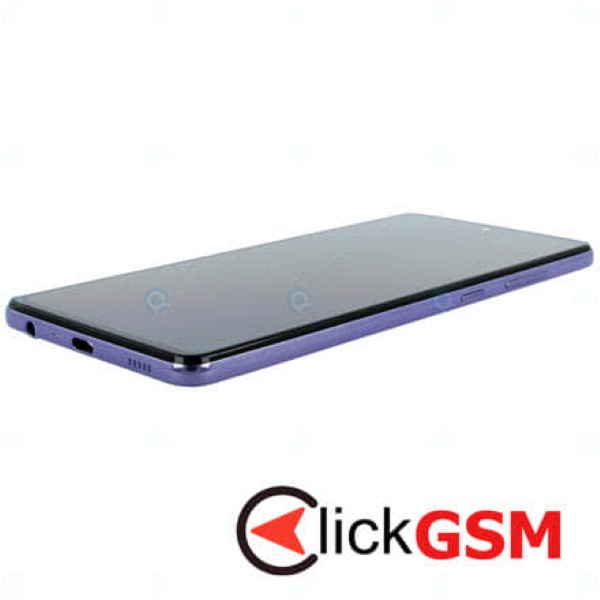 Piesa Piesa Display Original Cu Touchscreen Si Rama Violet Samsung Galaxy A72 122c