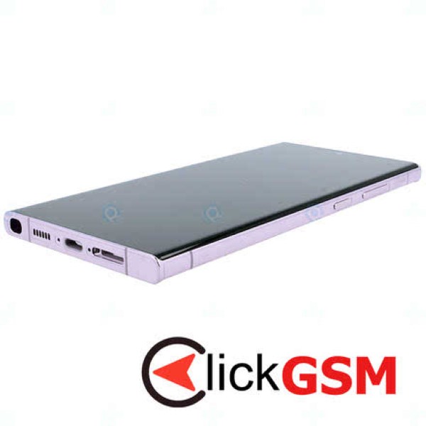 Piesa Display Original Cu Touchscreen Si Rama Violet Samsung Galaxy S23 Ultra 27lu