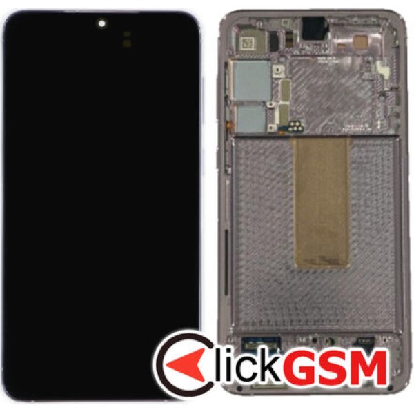 Piesa Display Original Cu Touchscreen Si Rama Violet Samsung Galaxy S23.plus 344a