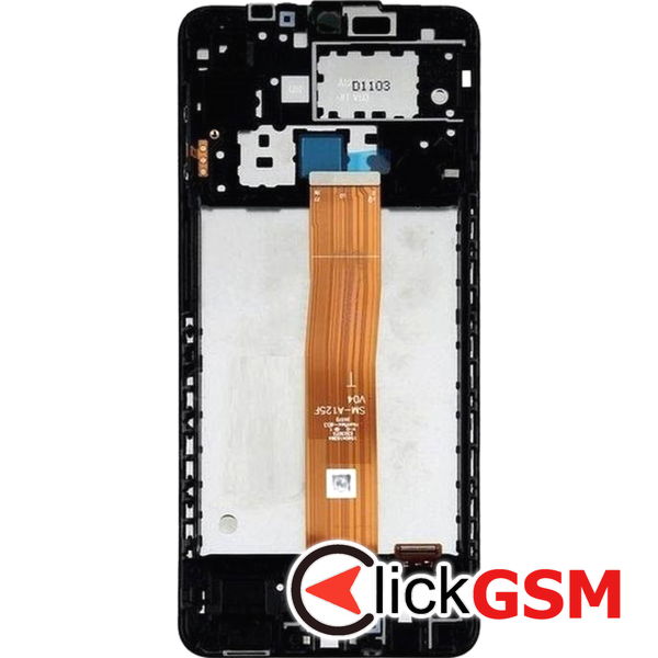 Piesa Display Original Negru Samsung Galaxy A12 459g